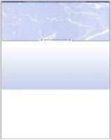 25 Blank Check Stock Paper - Check on Top - Blue or Burgundy 